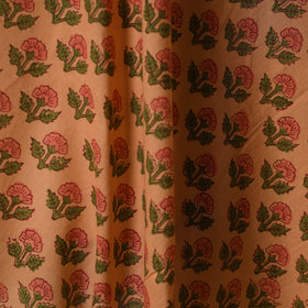 Peach - cotton sanganeri fabric 22 - handcrafted