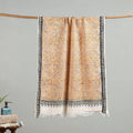 Peach - cotton sanganeri towel 07 - handcrafted
