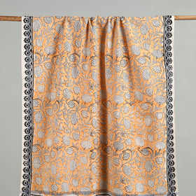 Peach - cotton sanganeri towel 11 - handcrafted