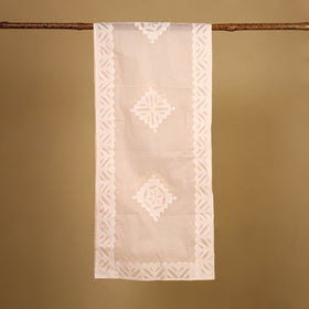 Buy Cut Work Cotton Peach Barmer Applique Stole