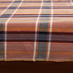 Peach Double Handloom Cotton Bed Sheet Set 