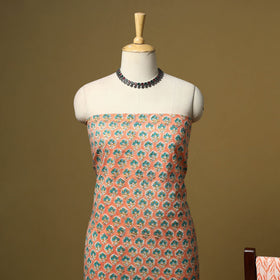 Hand sanganeri cotton 3pc unstitched dress material 10