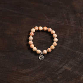 Handcrafted glass stone bracelet 02