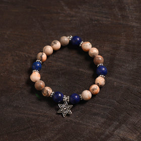 Handcrafted glass stone bracelet 13