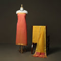 Handloom cotton mangalagiri 3pc unstitched dress material