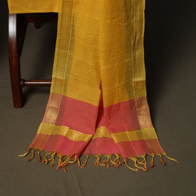 Handloom cotton mangalagiri 3pc unstitched dress material