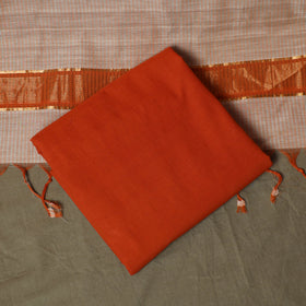 Handloom cotton mangalagiri 3pc unstitched dress material