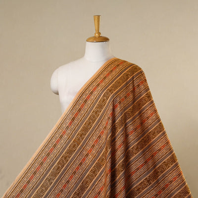 Peach - handloom cotton sambalpuri ikat fabric 28