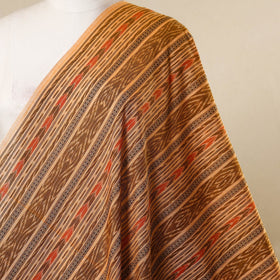 Peach - handloom cotton sambalpuri ikat fabric 28