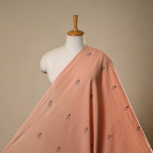Handloom organic buti kala cotton fabric 09 - handcrafted