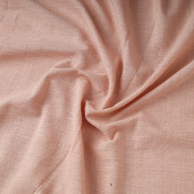 Peach - handloom organic kala cotton fabric 06 - handcrafted