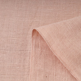 Peach - handloom organic kala cotton fabric 06 - handcrafted