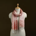 Handloom semi silk jacquard weave banarasi stole