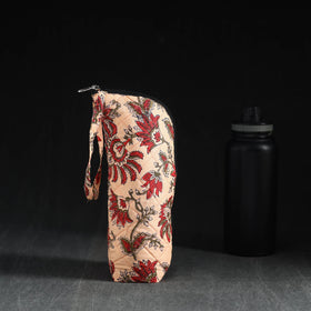  Peach Handmade Cotton 1L Water Bottle Cover