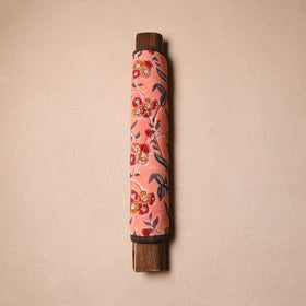 Buy Handmade Cotton Peach Fridge Handle Cover