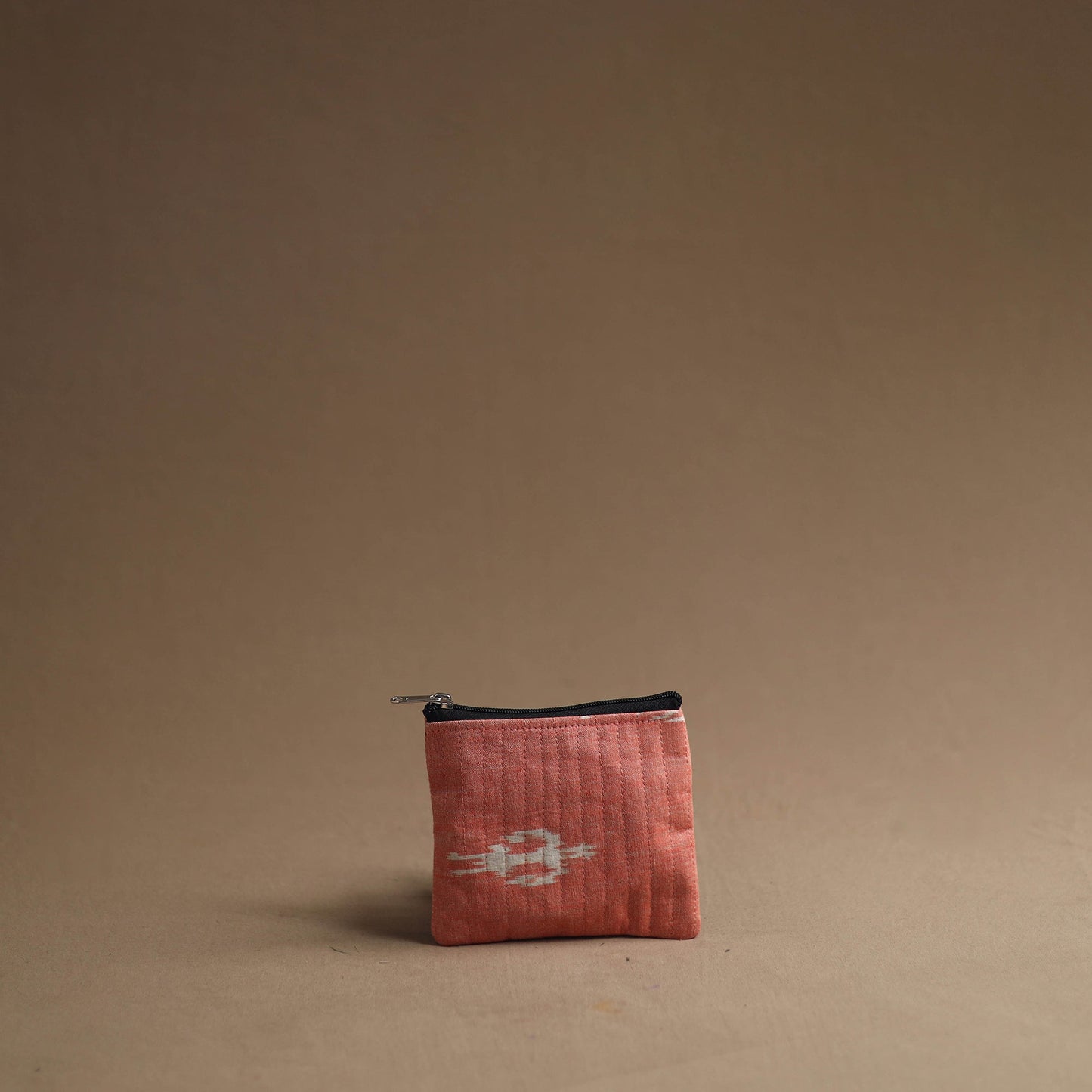 Peach - handmade cotton multipurpose utility pouches (set