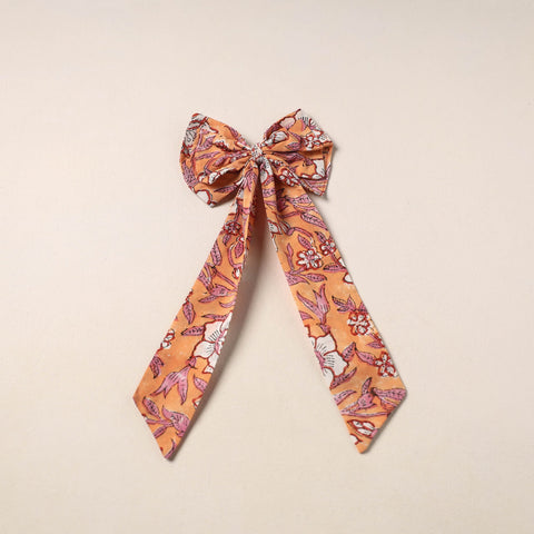 Handmade Fabric Bow Hair Clip