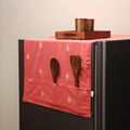 Handmade fridge top cover with multiple pockets 07