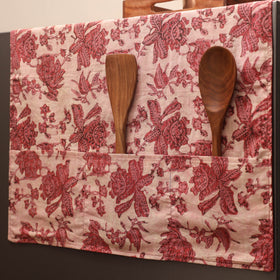 Handmade fridge top cover with multiple pockets 34