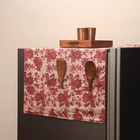Handmade fridge top cover with multiple pockets 34