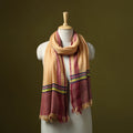 Himalayan handspun handwoven pure pashmina wool stole 02