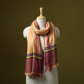 Himalayan handspun handwoven pure pashmina wool stole 02