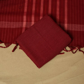 Jacquard cotton 3pc unstitched dress material 07