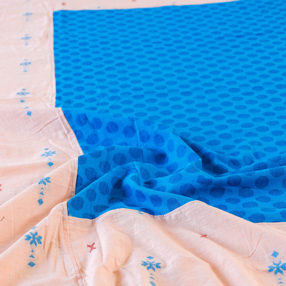  Jacquard Cotton Double Bed Cover with Pillow Covers 