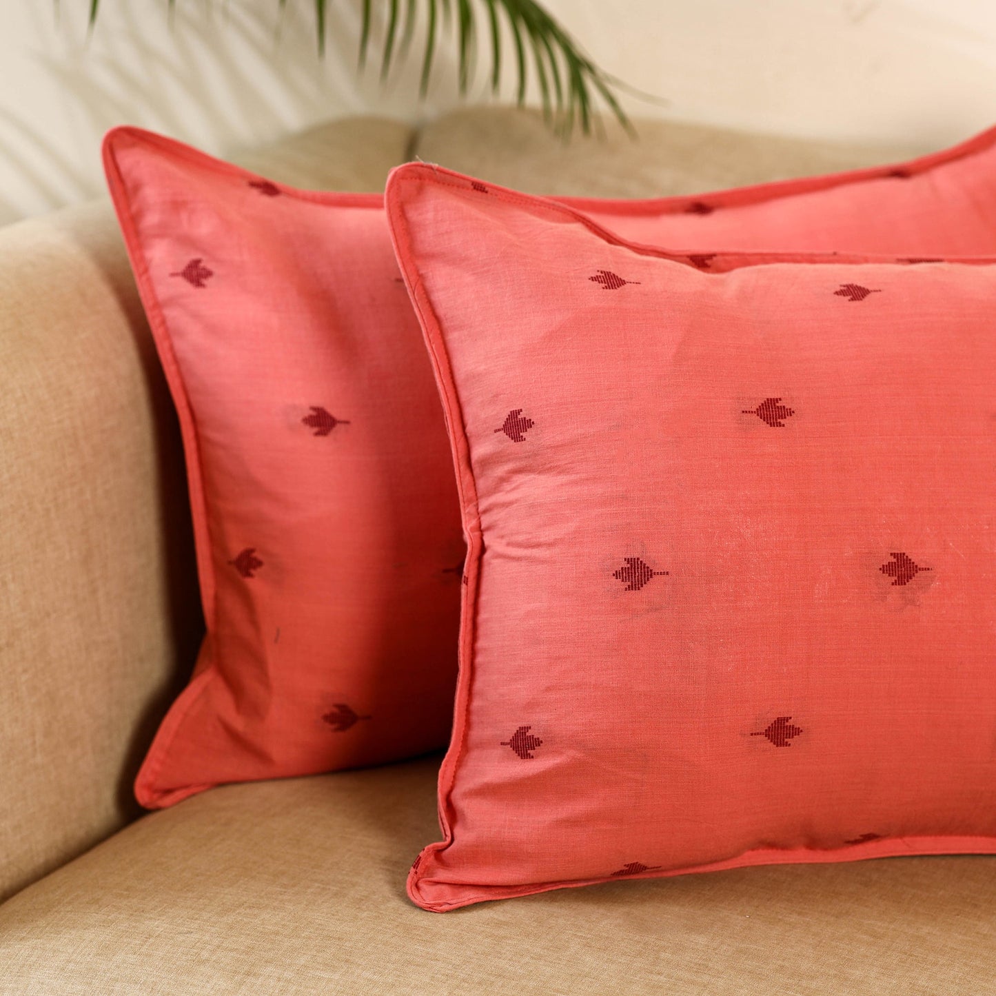 Buy Jacquard Cotton Pillow Covers