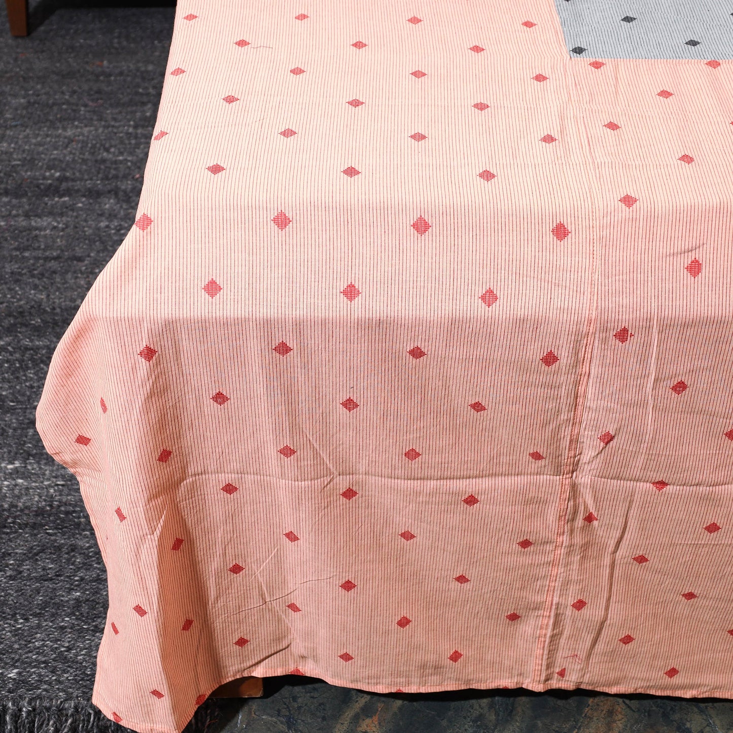 Buy Jacquard Patchwork Cotton Double Bed Cover with Pillow Covers Online at iTokri.com