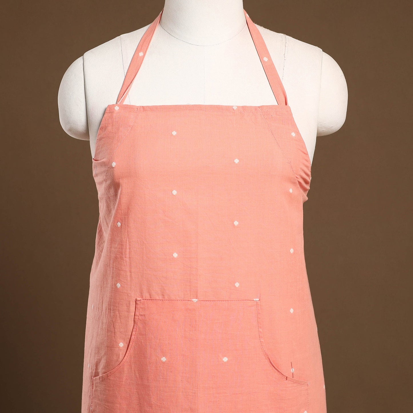 Buy Jacquard Weaving Cotton Apron with Pocket