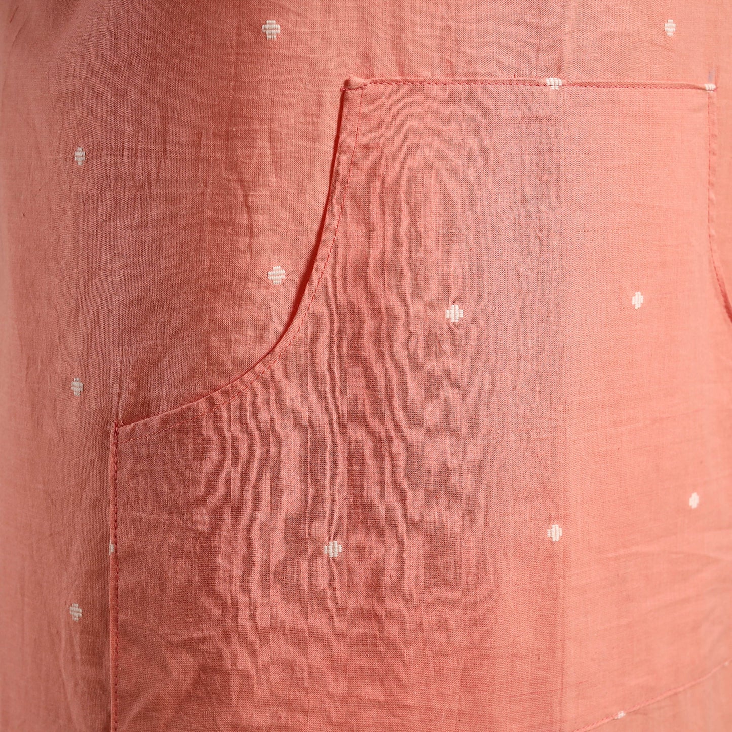 Buy Jacquard Weaving Cotton Apron with Pocket