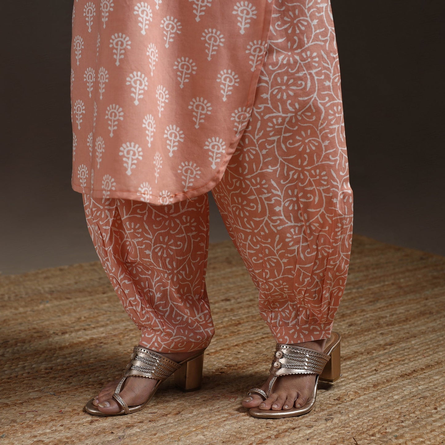 Jaipur hand cotton suit set with dupatta for women 20