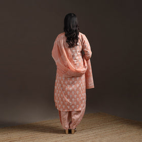 Jaipur hand cotton suit set with dupatta for women 20