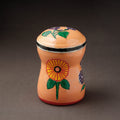 Peach Kavad Handpainted Stainless Steel Multi Utility Canister