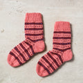  Peach Kumaun Hand Knitted Woolen Socks - Kids
