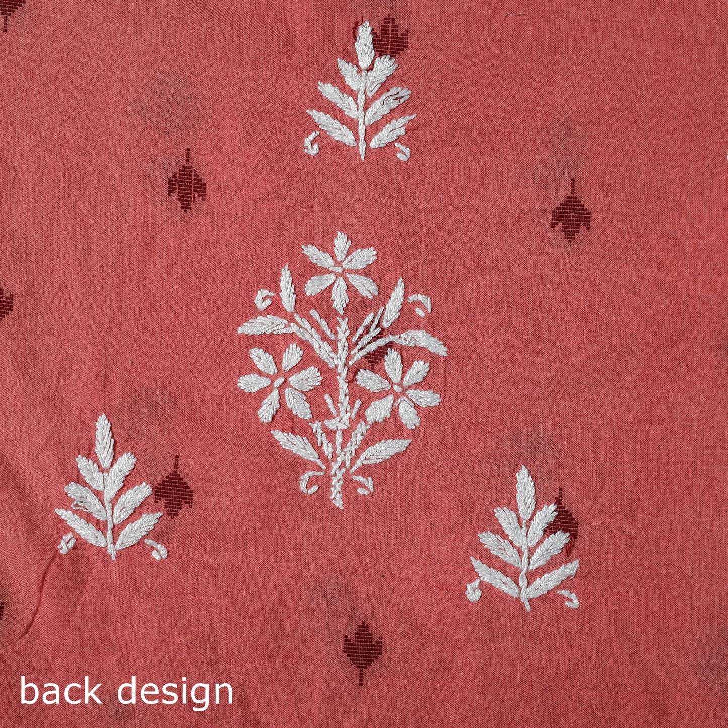 Lucknowi chikankari work jacquard unstitched kurta material