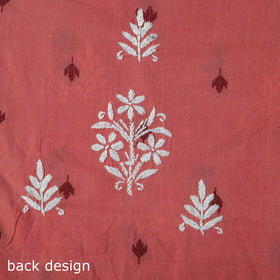 Lucknowi chikankari work jacquard unstitched kurta material