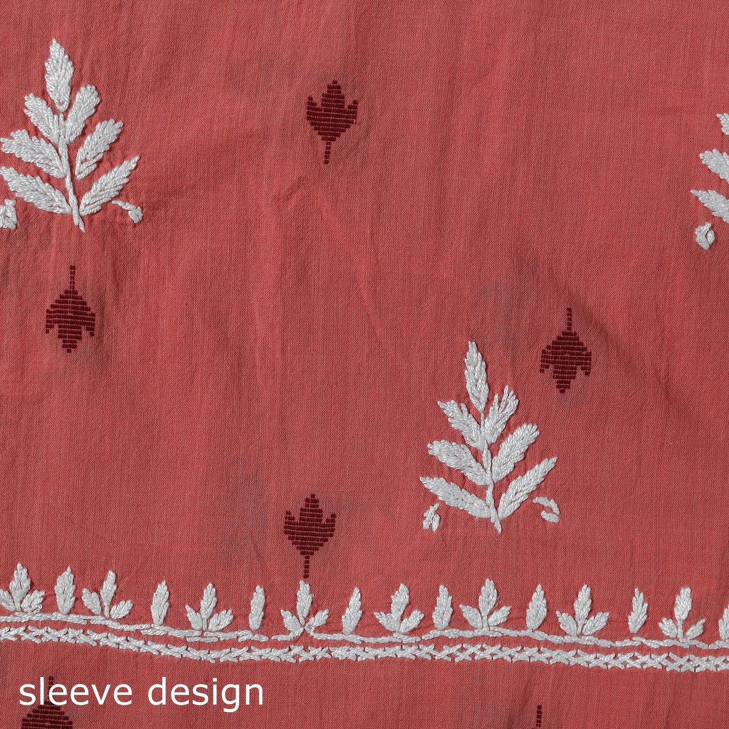 Lucknowi chikankari work jacquard unstitched kurta material