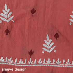 Lucknowi chikankari work jacquard unstitched kurta material