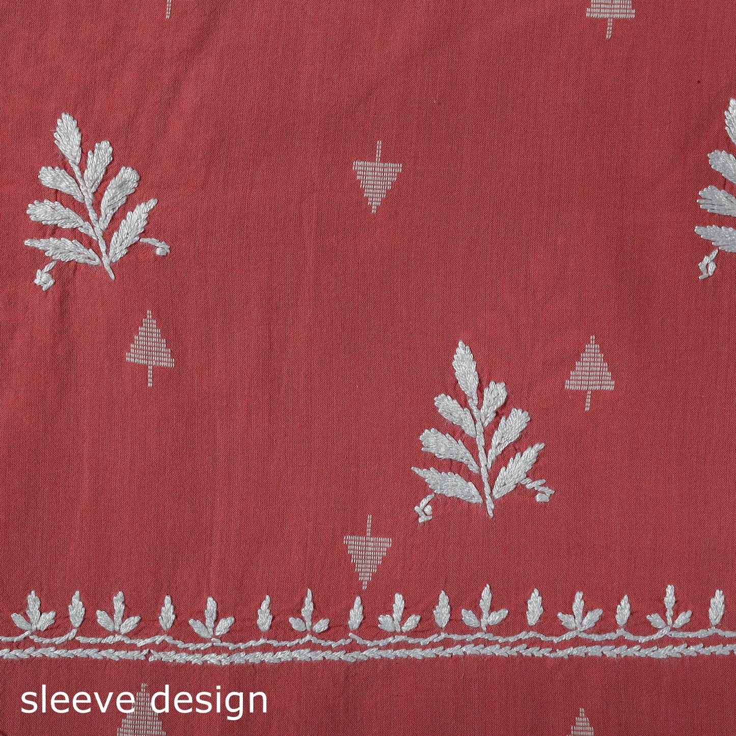 Black - lucknowi chikankari work jacquard unstitched kurta