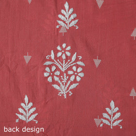 Black - lucknowi chikankari work jacquard unstitched kurta