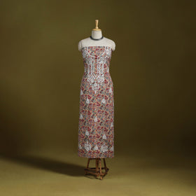 Lucknowi chikankari work sanganeri unstitched kurta