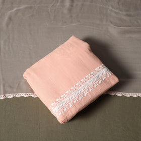 Lucknowi hand embroidered cotton chikankari 3pc unstitched