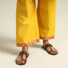 Buy Mangalagiri Handloom Cotton Kurta with Palazzo & Dupatta Set Online at iTokri.com