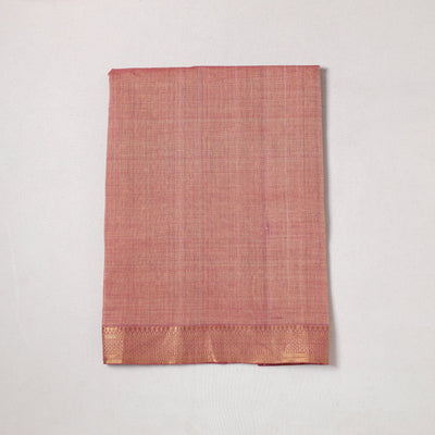 Buy  Mangalagiri Handloom Cotton Zari Border Precut Fabric 13 Online at iTokri.com
