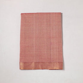 Buy  Mangalagiri Handloom Cotton Zari Border Precut Fabric 13 Online at iTokri.com