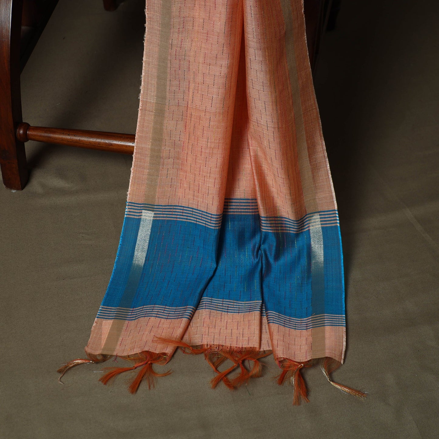 Mangalagiri silk cotton 3pc unstitched dress material