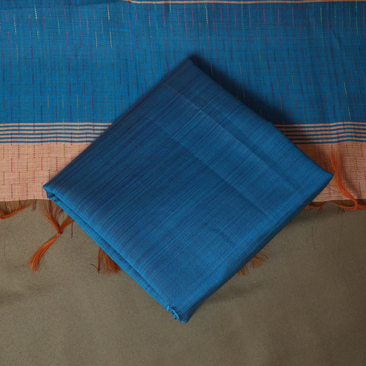 Mangalagiri silk cotton 3pc unstitched dress material