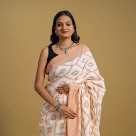 Mercerised Cotton Handloom Pochampally Ikat Saree